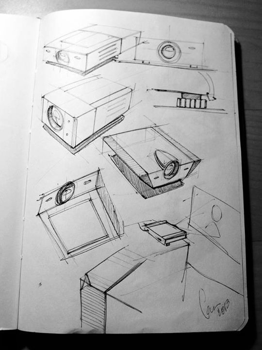 540x720 Fast Doodles Of A Projector Sketch Build Category - Projector Sketch