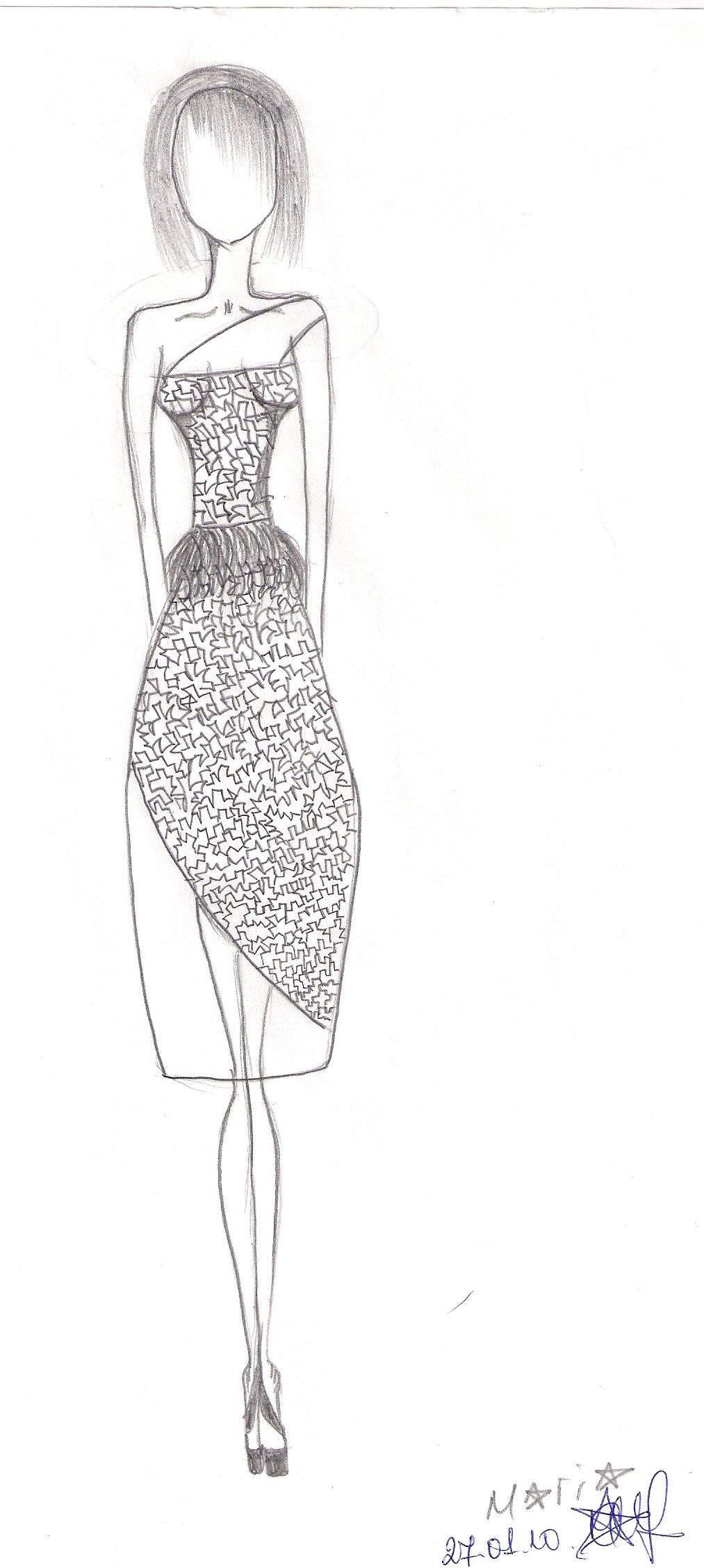 1013x2256 Prom Dress Sketches - Prom Sketches
