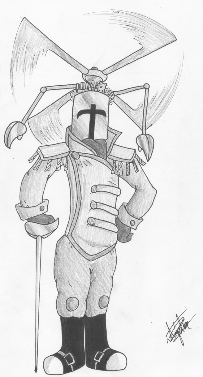 656x1219 Shovel Knight] Propeller Knight By Angeltze - Propeller Sketch