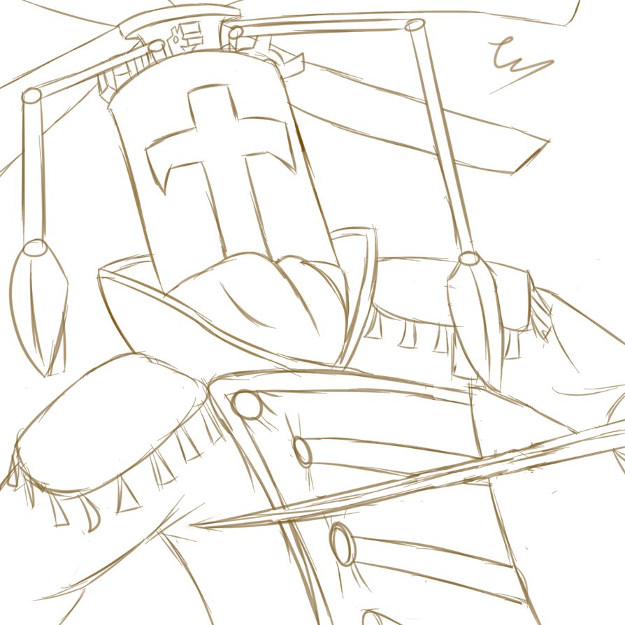 894x894 Sketch) Propeller Knight By Tieko2000 - Propeller Sketch