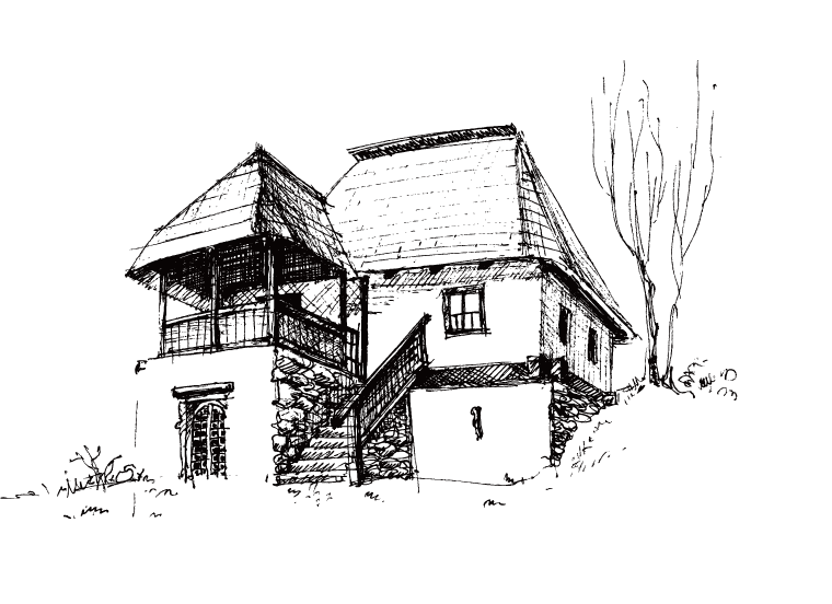 760x552 House Drawing Sketch - Property Sketch