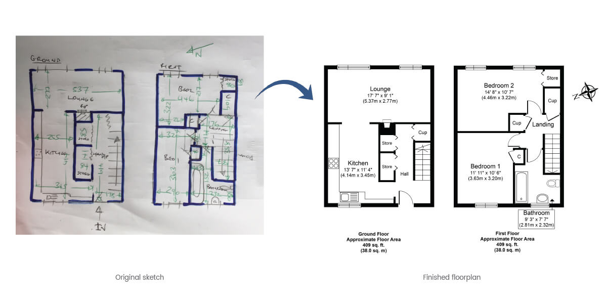 1200x595 Floor Plans - Property Sketch