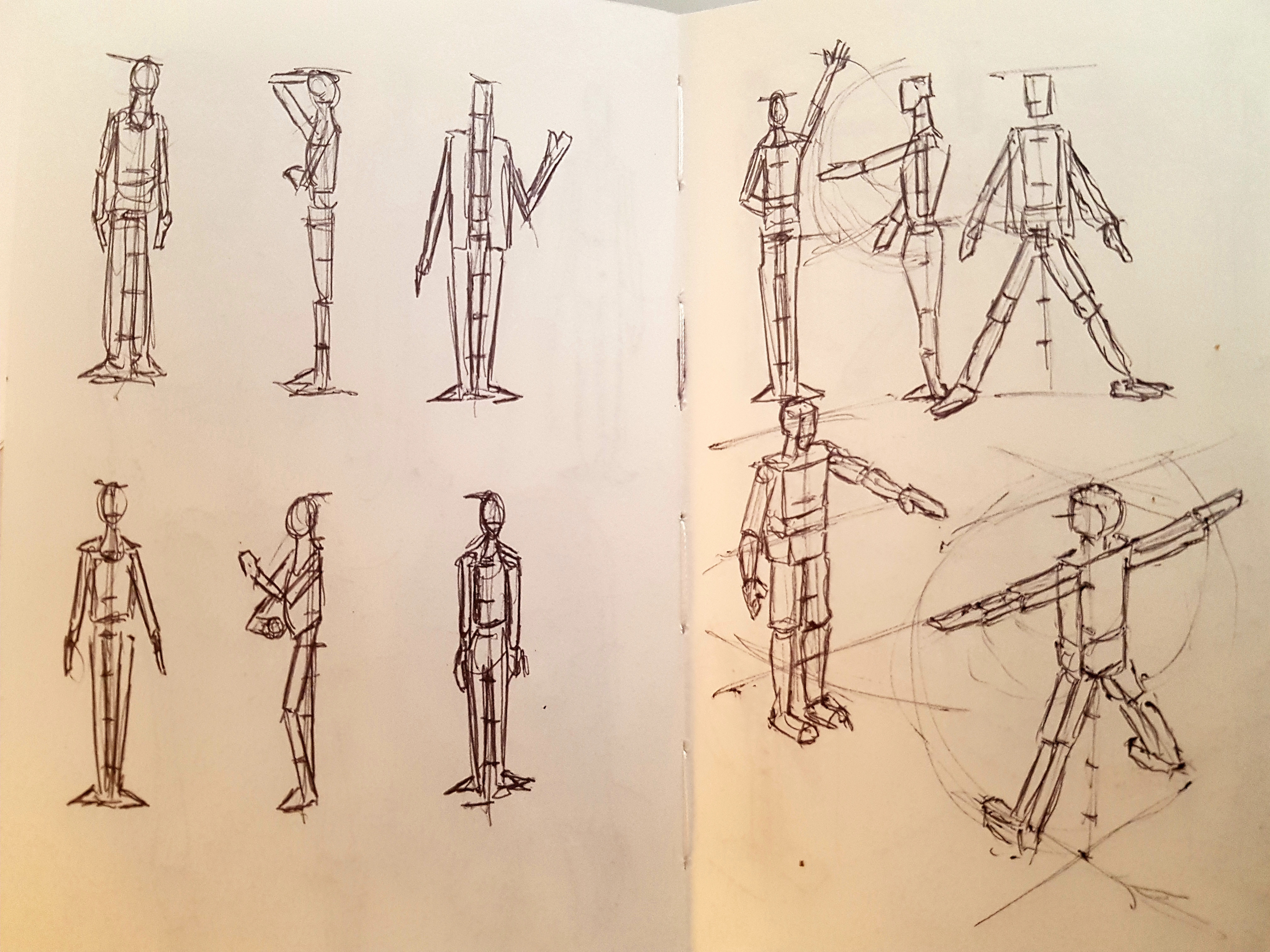 4032x3024 Human Proportion Sketch - Proportion Sketch