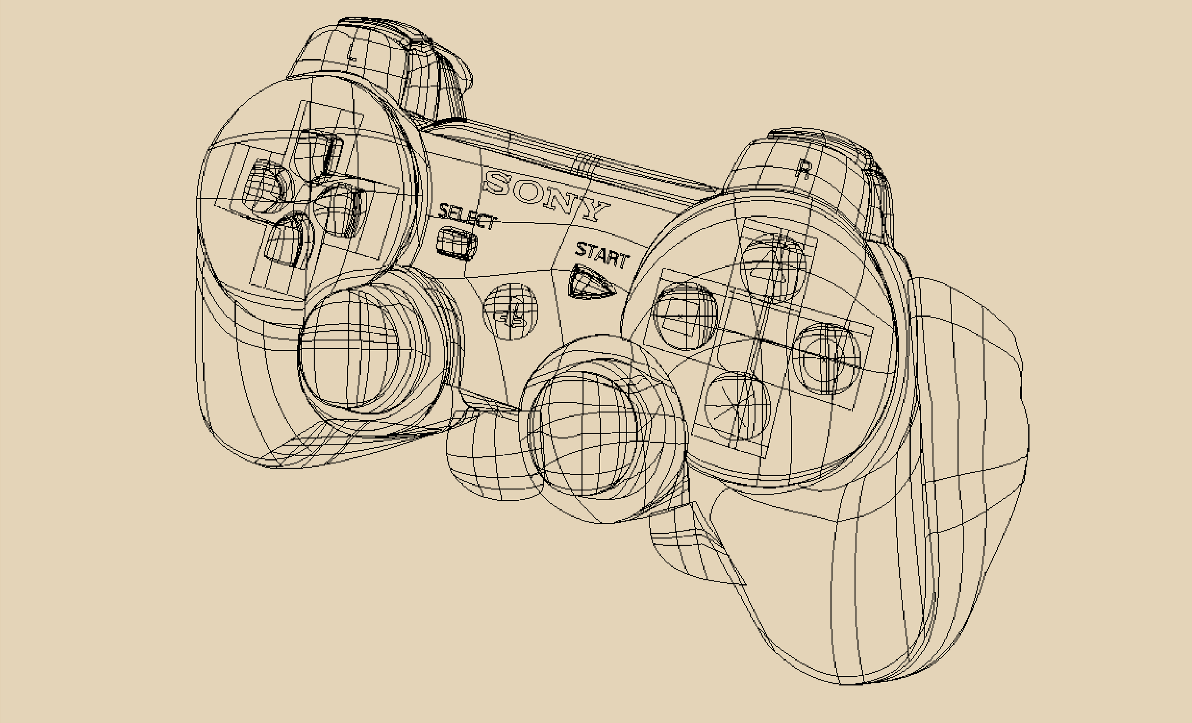 Ps3 Controller Sketch at PaintingValley.com | Explore collection of Ps3