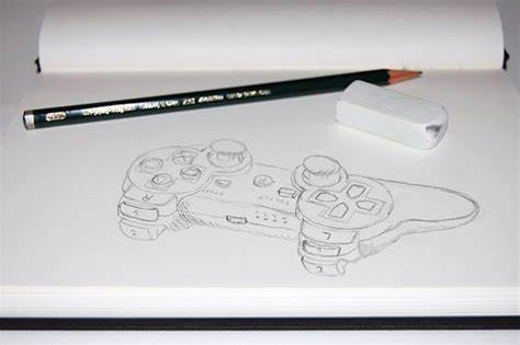 474x315 Ps3 Controller Drawing Back. Ps3 Controller By Loafer Project - Ps3 Sketch