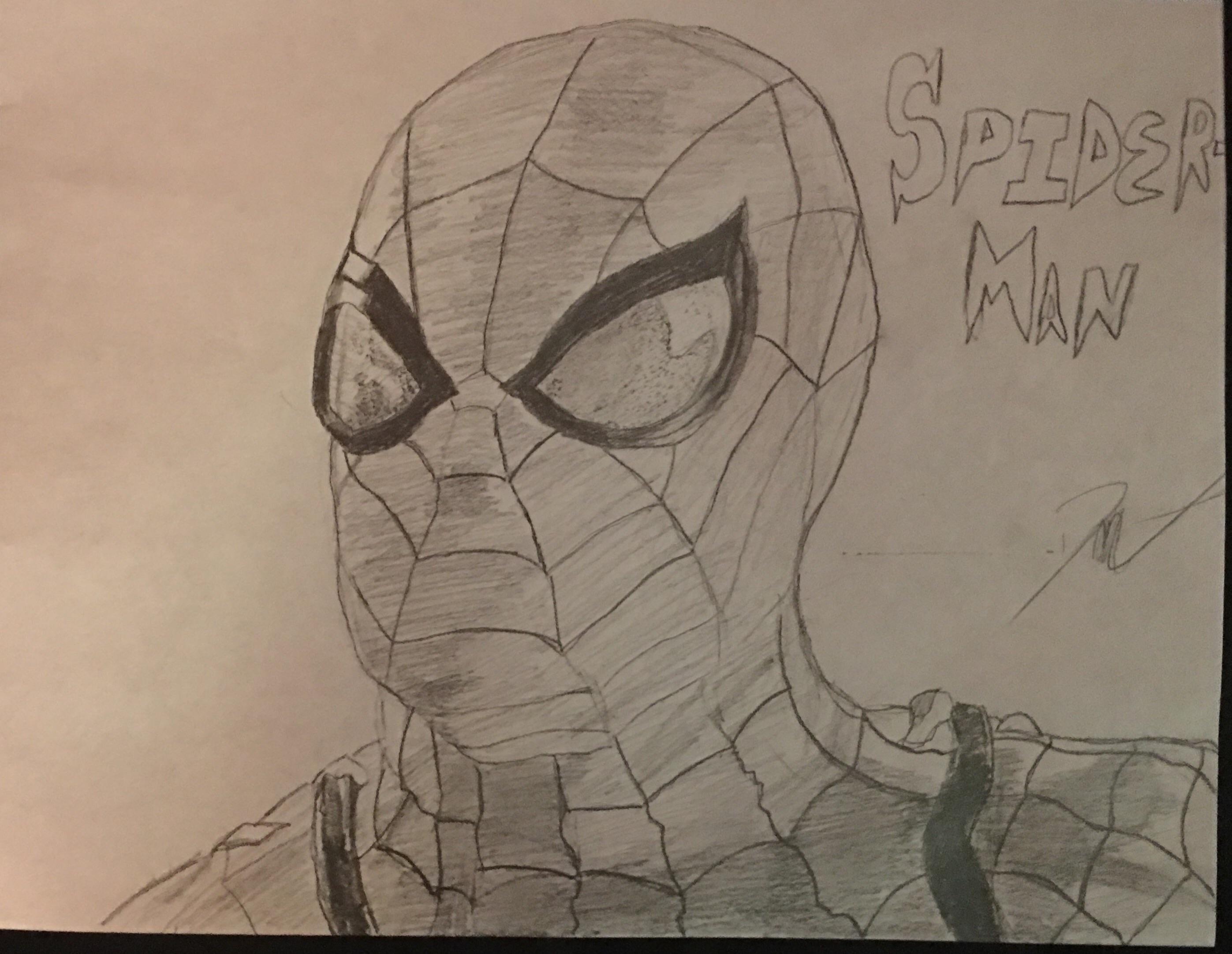2794x2165 Spider Man Ps4 Sketch Spidermanps4 - Ps4 Sketch