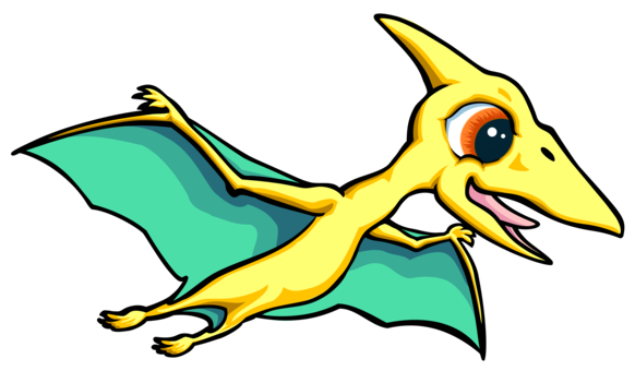 582x340 Collection Of Free Pterodactyl Drawing Pteranodon. Download On Ubisafe - Pterodactyl Sketch