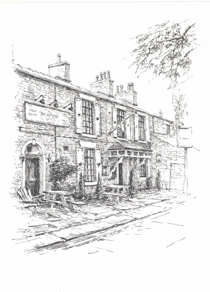 738x1024 Ye Olde English Pub (Sketch For Their Menu!) Drawings, Prints - Pub Sketch