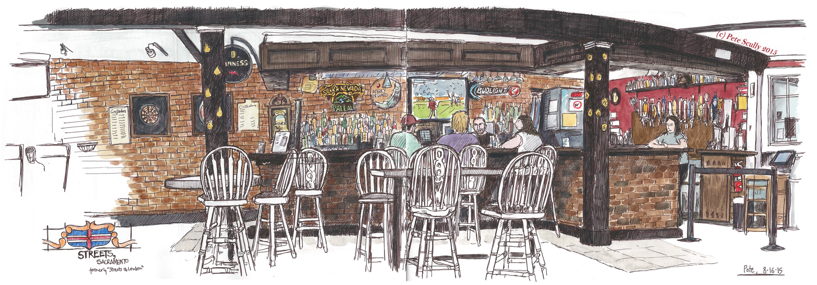 1600x558 Where The Streets Have A Slightly Different Name Petescully - Pub Sketch