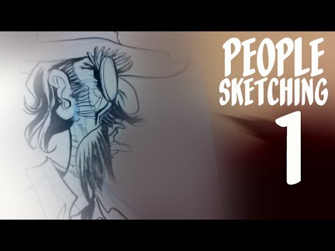 480x360 How To Sketch People In Public - Public Sketch