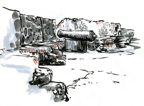 500x368 Puerto Rico, First Few Days Geminica - Puerto Rico Sketch