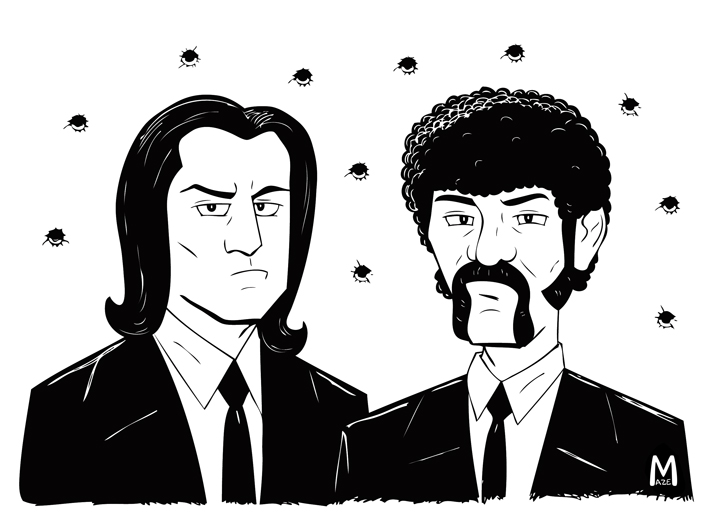 720x532 Pulp Fiction - Pulp Fiction Sketch