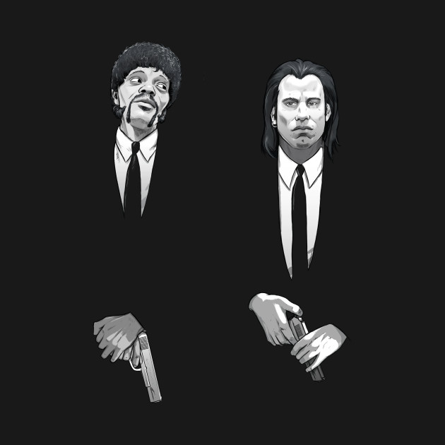 Pulp Fiction Sketch at PaintingValley.com | Explore collection of Pulp ...