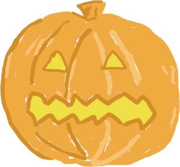 600x557 Halloween Pumpkin Sketch Free Icon In Format For Free Download - Pumpkin Sketch