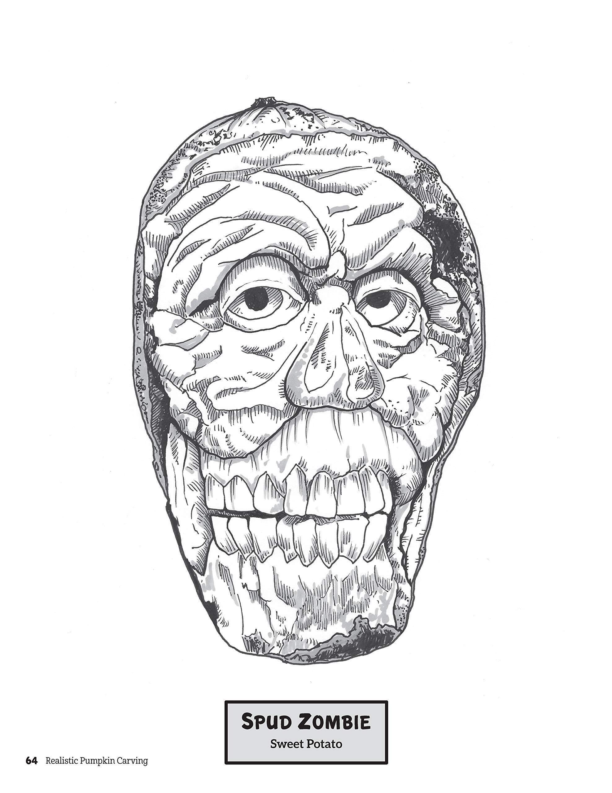 1976x2560 Realistic Pumpkin Carving 24 Spooky, Scary, And Spine Chilling - Pumpkin Sketch