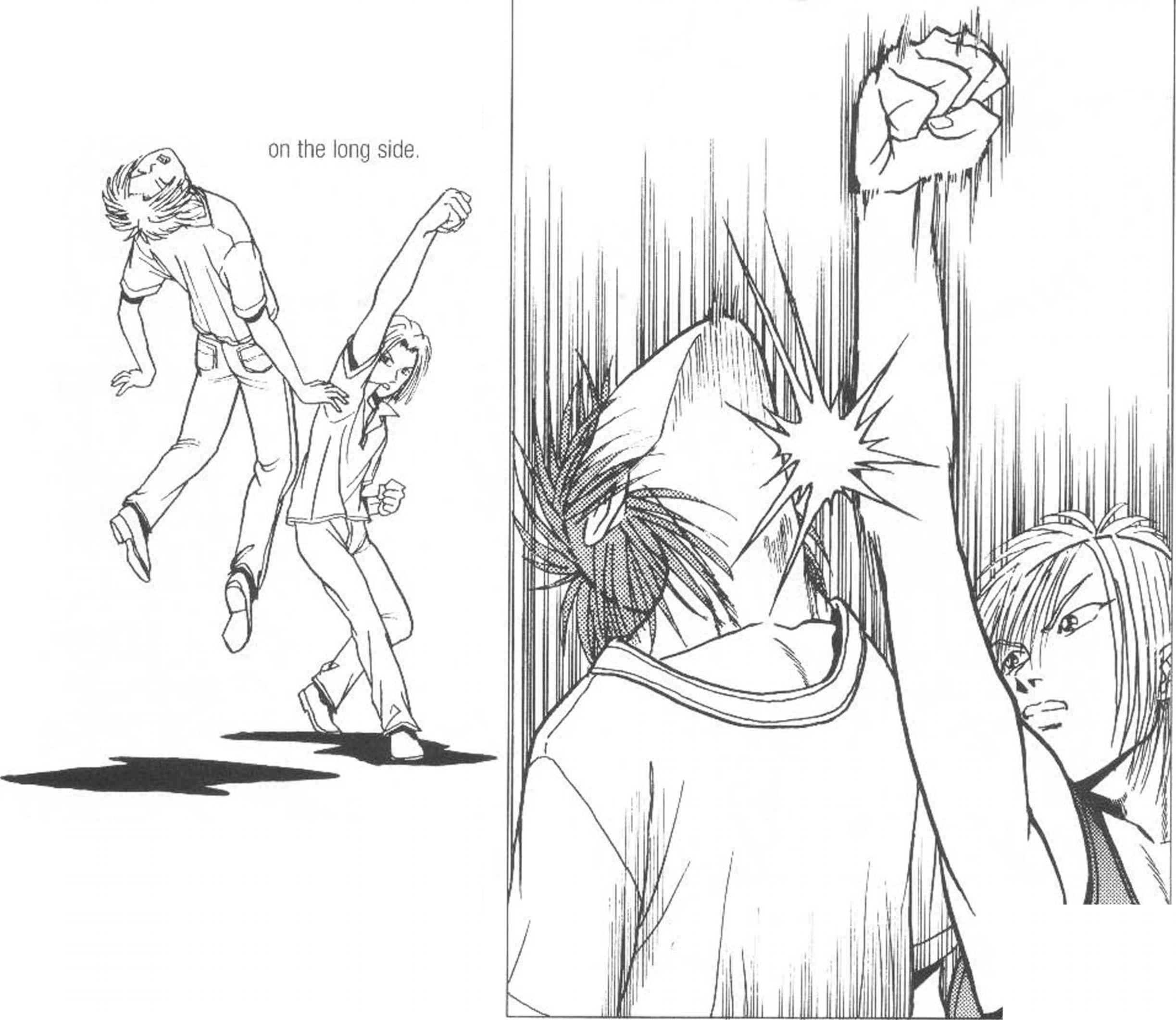 2446x2120 Human Bodies In Motion Punch In The Face - Punch Sketch