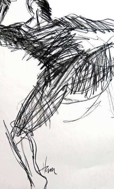 375x622 Saatchi Art Punch Drawing By Hana Davis - Punch Sketch