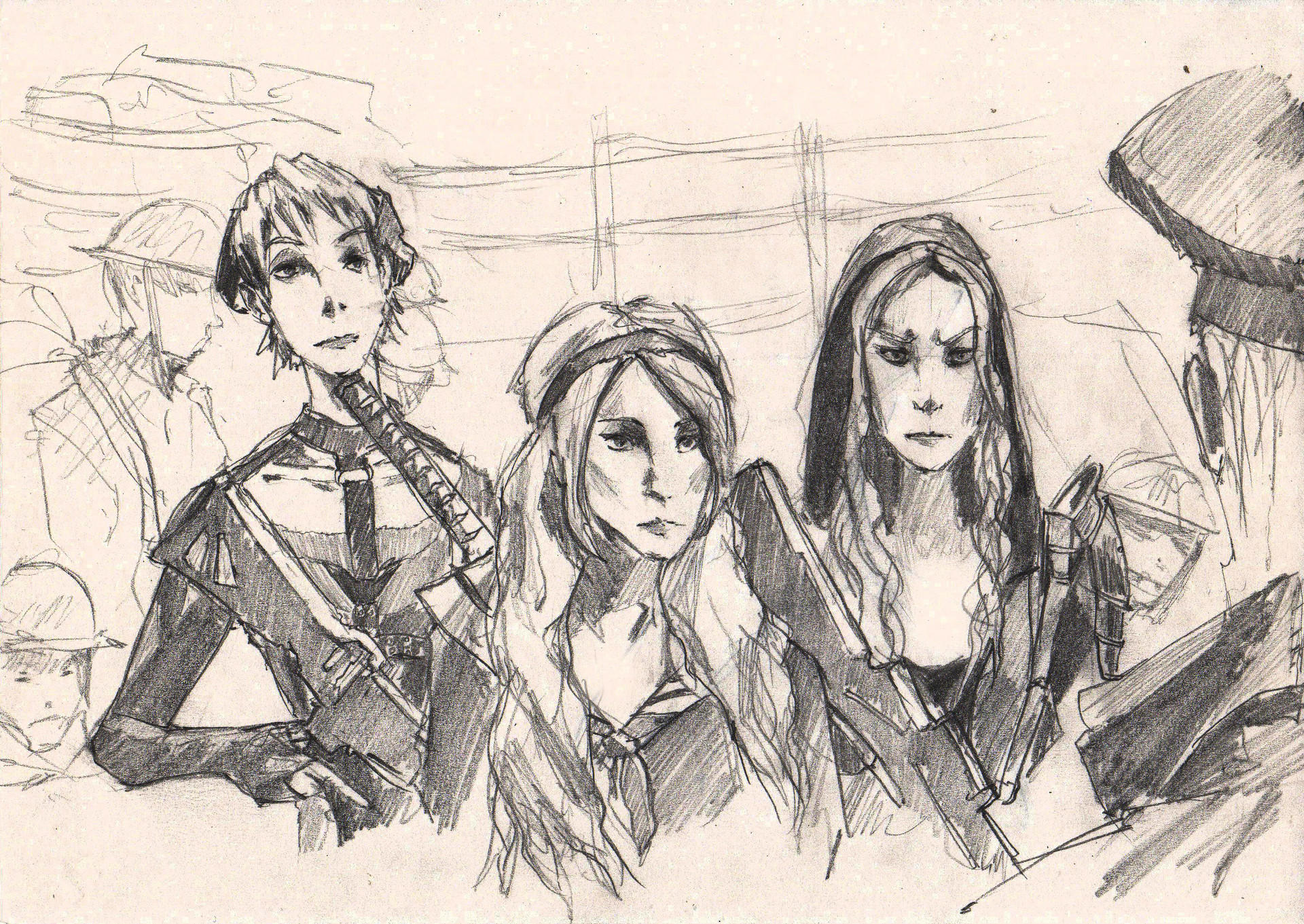 1920x1361 Artstation - Punch Sketch