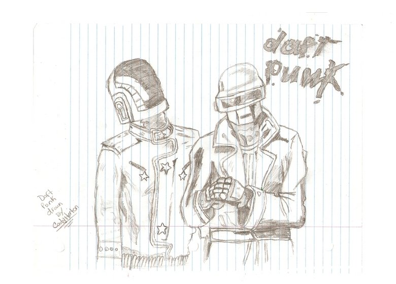 780x559 Daft Punk Sketch - Punk Sketch