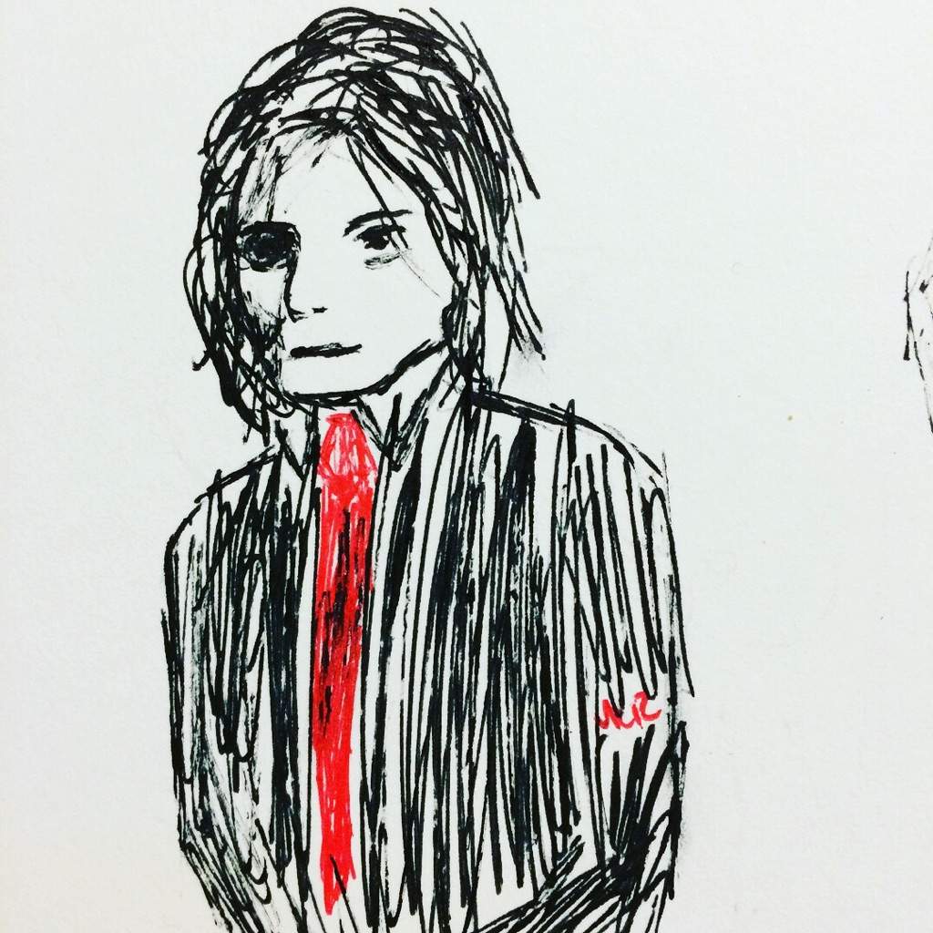 1024x1024 Mcr Pen Sketches (Ik Im Original And Creative) Pop Punk Amino - Punk Sketch