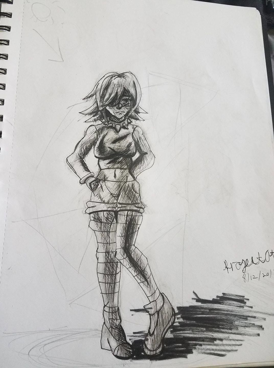 1072x1440 Artstation - Punk Sketch