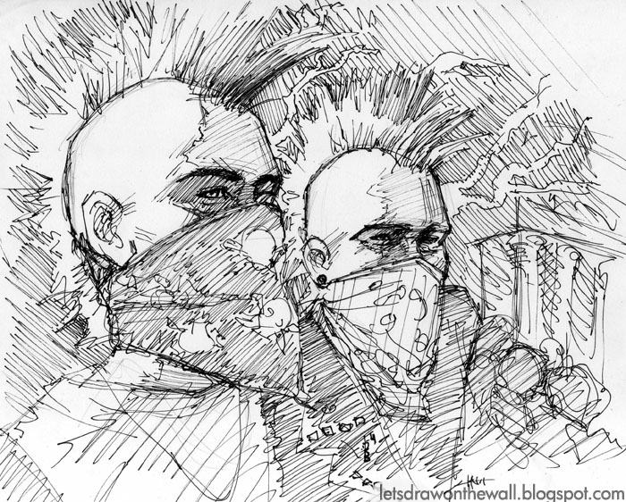 700x562 Orange Onions Punk Pen Sketch - Punk Sketch