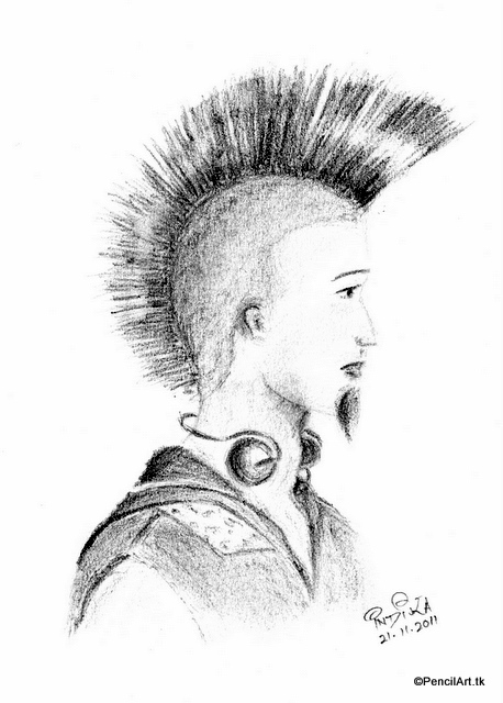 458x640 Pencil Art.tk - Punk Sketch