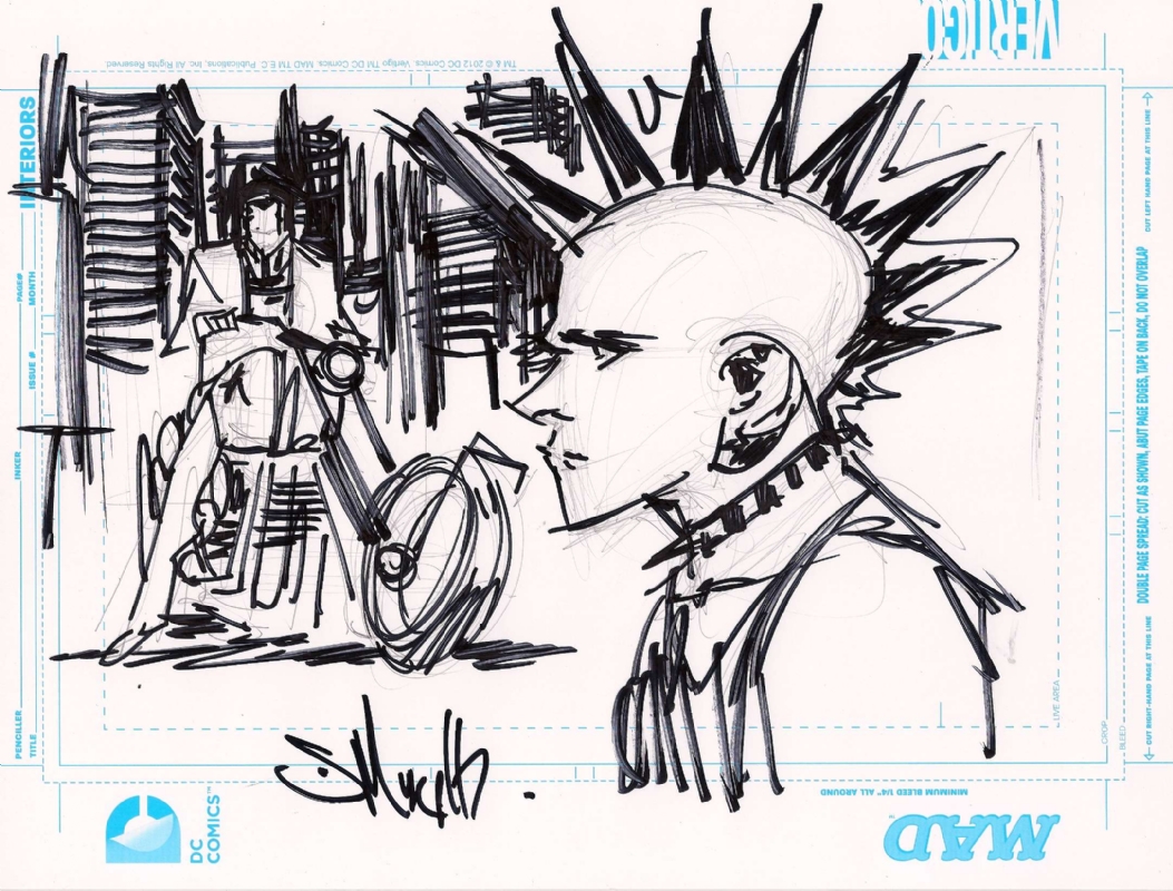 1053x800 Chris (Punk Rock Jesus) - Punk Sketch