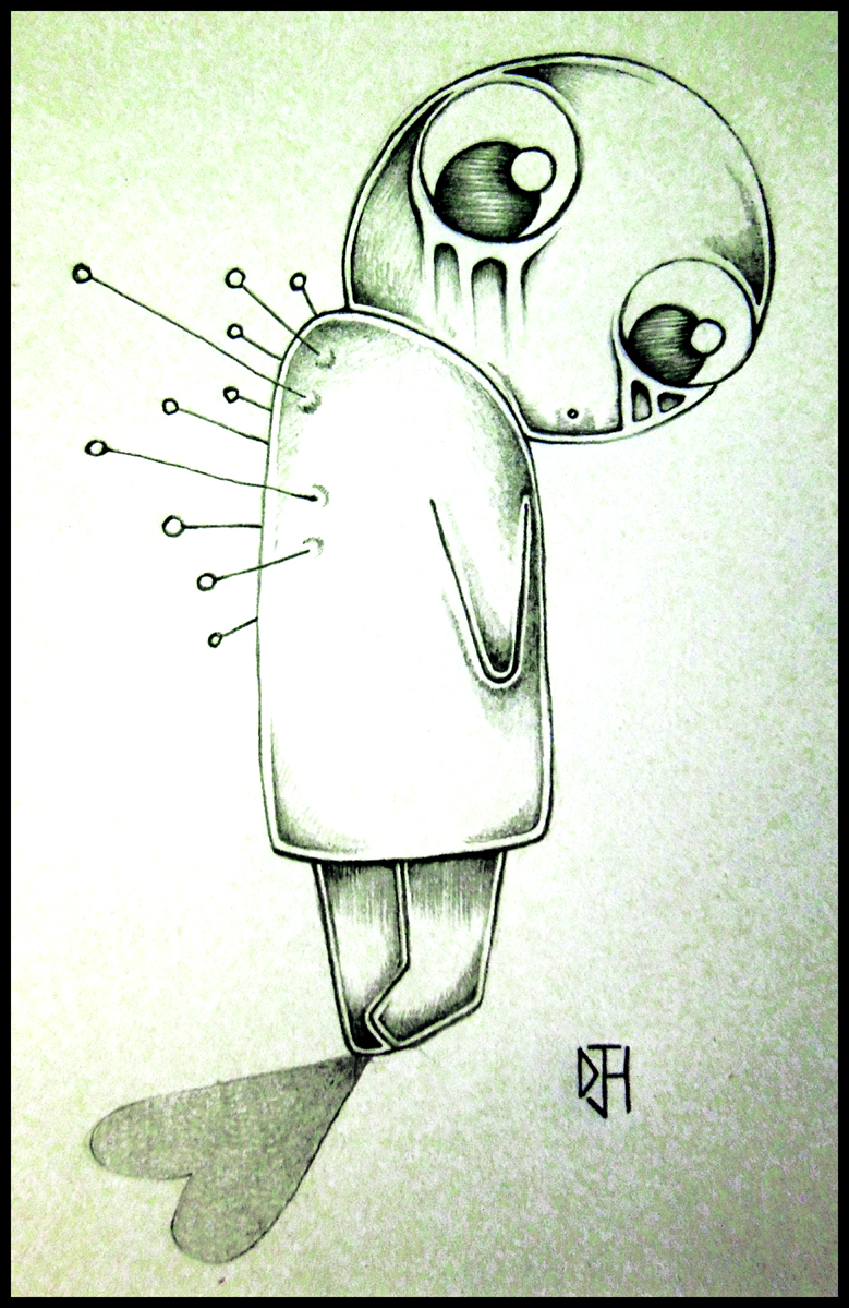 779x1199 New Puppet Sketch. Hand Drawn Pencil Sketch Daryl Hobson Artwork - Puppet Sketch