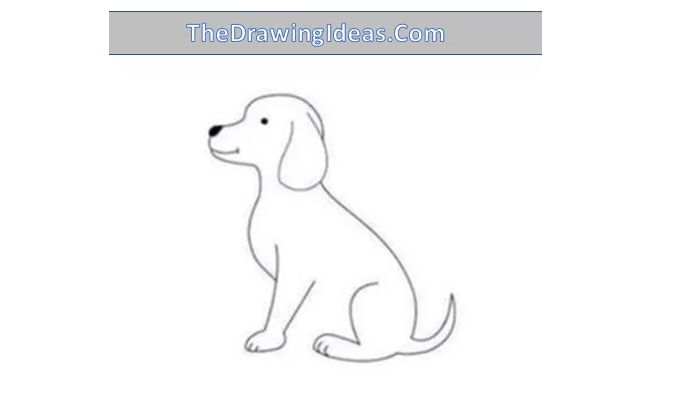 681x395 How To Draw A Puppy - Puppy Sketch Easy