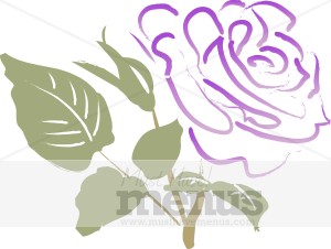 300x226 Purple Rose Menu Sketch Floral Accents - Purple Rose Sketch