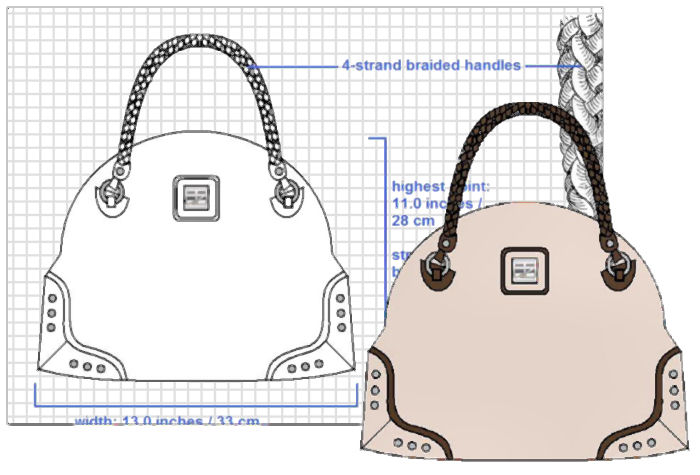 700x475 How To Design Purses - Purse Sketch