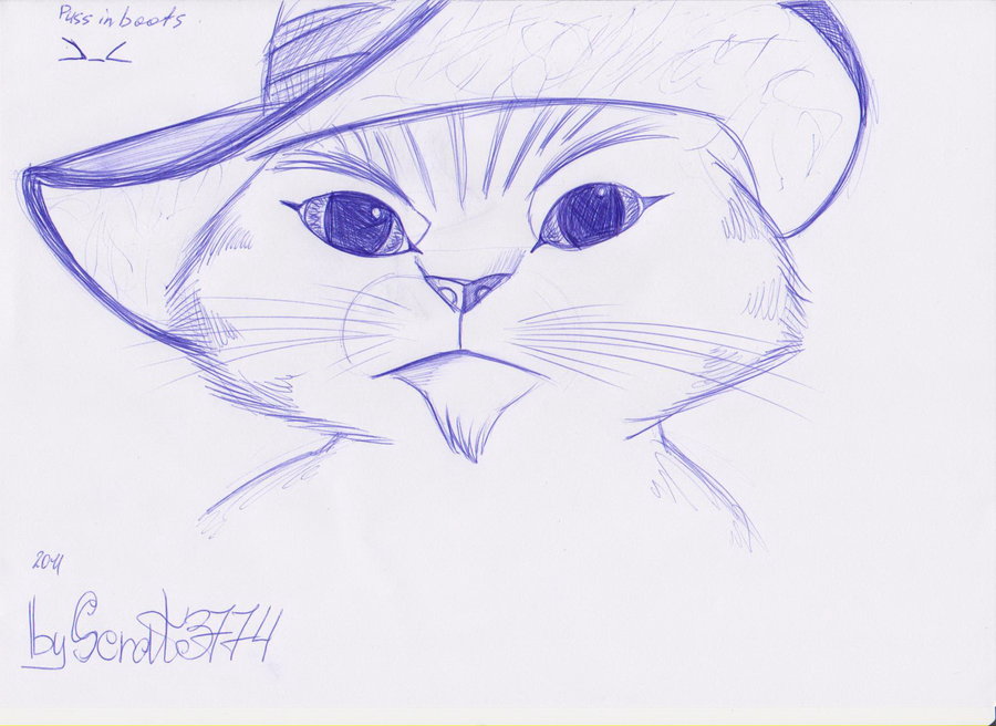 900x656 Puss In Boots. Milk By Scrat3774 - Puss In Boots Sketch