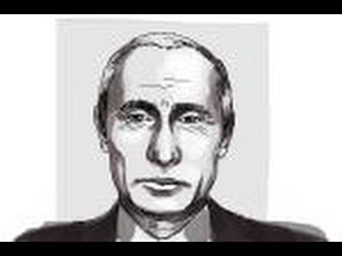 480x360 How To Draw Vladimir Putin - Putin Sketch