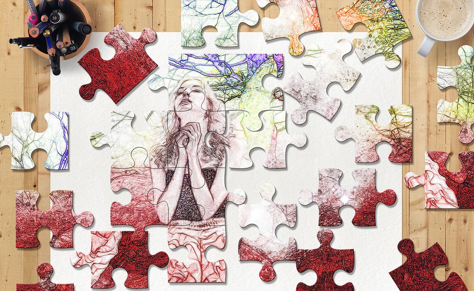960x590 Free Photo Coffee Colors Woman Sketch Puzzle Office - Puzzle Sketch