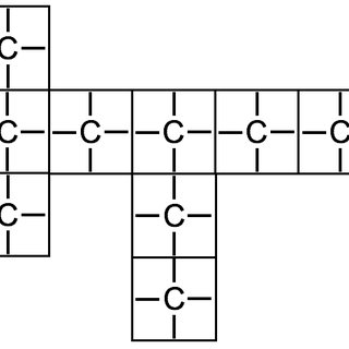 320x320 Sketch Of A Branched Alkane Puzzled By The Hydrocarbon Puzzle - Puzzle Sketch