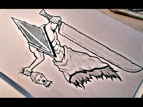 480x360 Drawing Pyramid Head - Pyramid Head Sketch