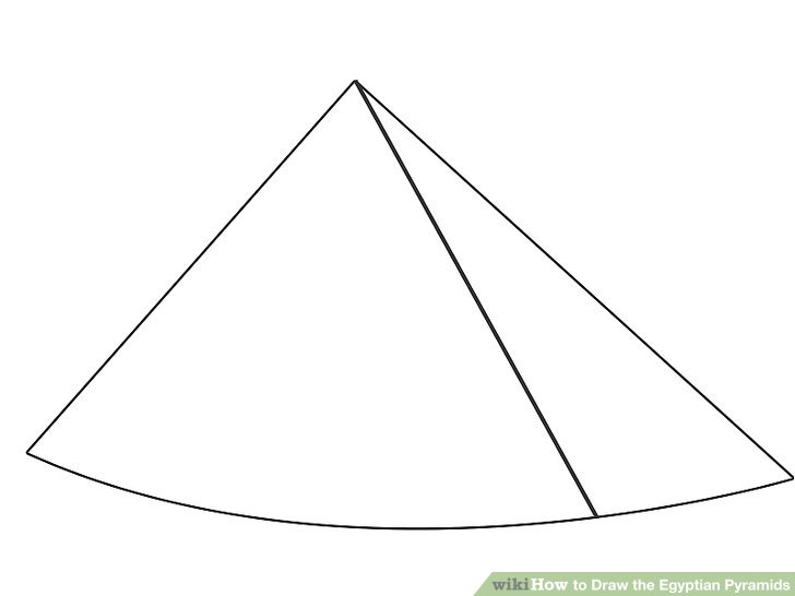 728x546 How To Draw The Egyptian Pyramids 5 Steps (With Pictures) - Pyramid Sketch