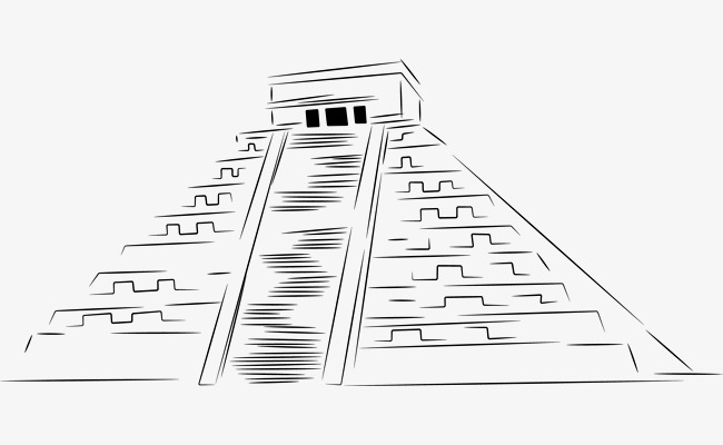 650x400 Pyramid Sketch, Sketch Vector, Vector, Sketch Png And Vector For - Pyramid Sketch