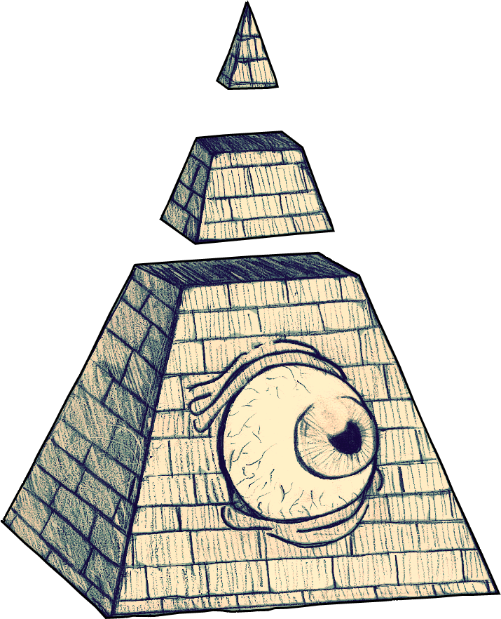 715x882 Pyramid Sketch By Aysamo - Pyramid Sketch