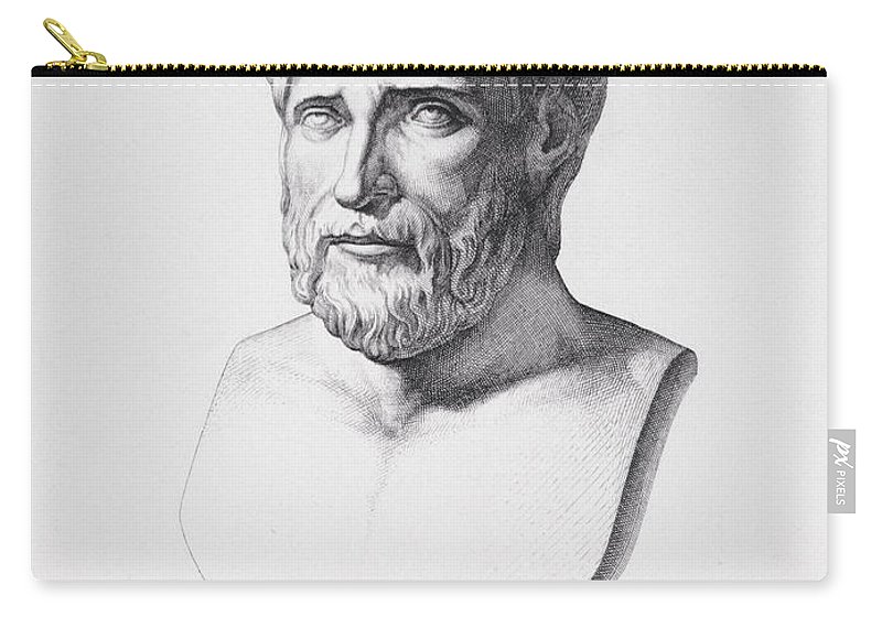800x570 Portrait Of Pythagoras Carry All Pouch For Sale By Cc Perkins - Pythagoras Sketch