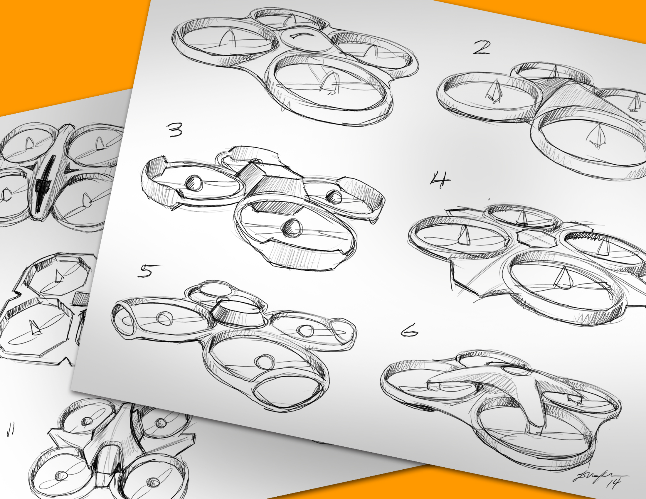 2200x1700 Dm Portfolio Automotive Tracer1 (2014) - Quadcopter Sketch