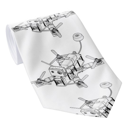 540x540 Wireframe Drawing Of A Quadcopter Drone Tie - Quadcopter Sketch