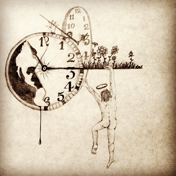 612x612 Time Traveler Of The Multiverse - Quality Sketch