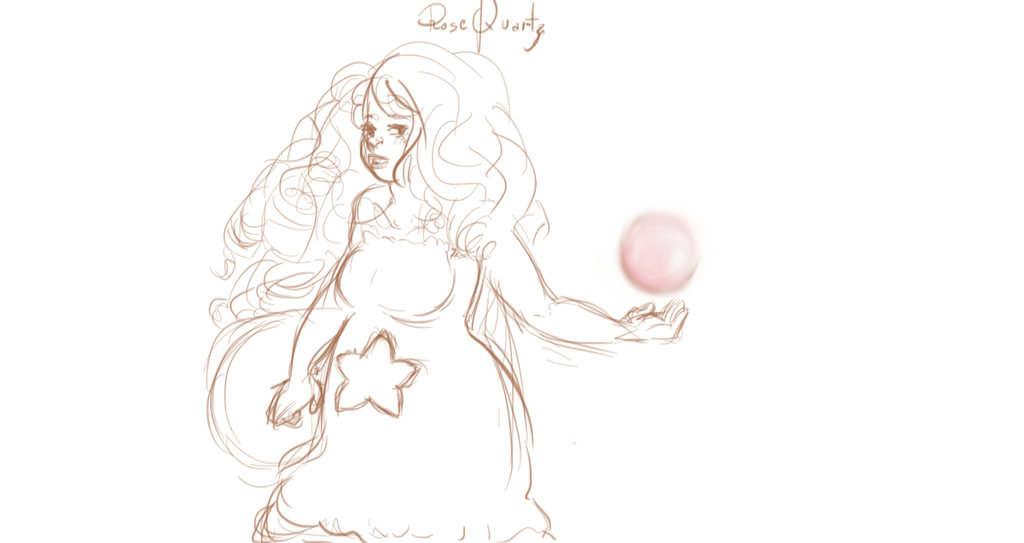 1024x543 Rose Quartz Sketch By Xdcaroline - Quartz Sketch
