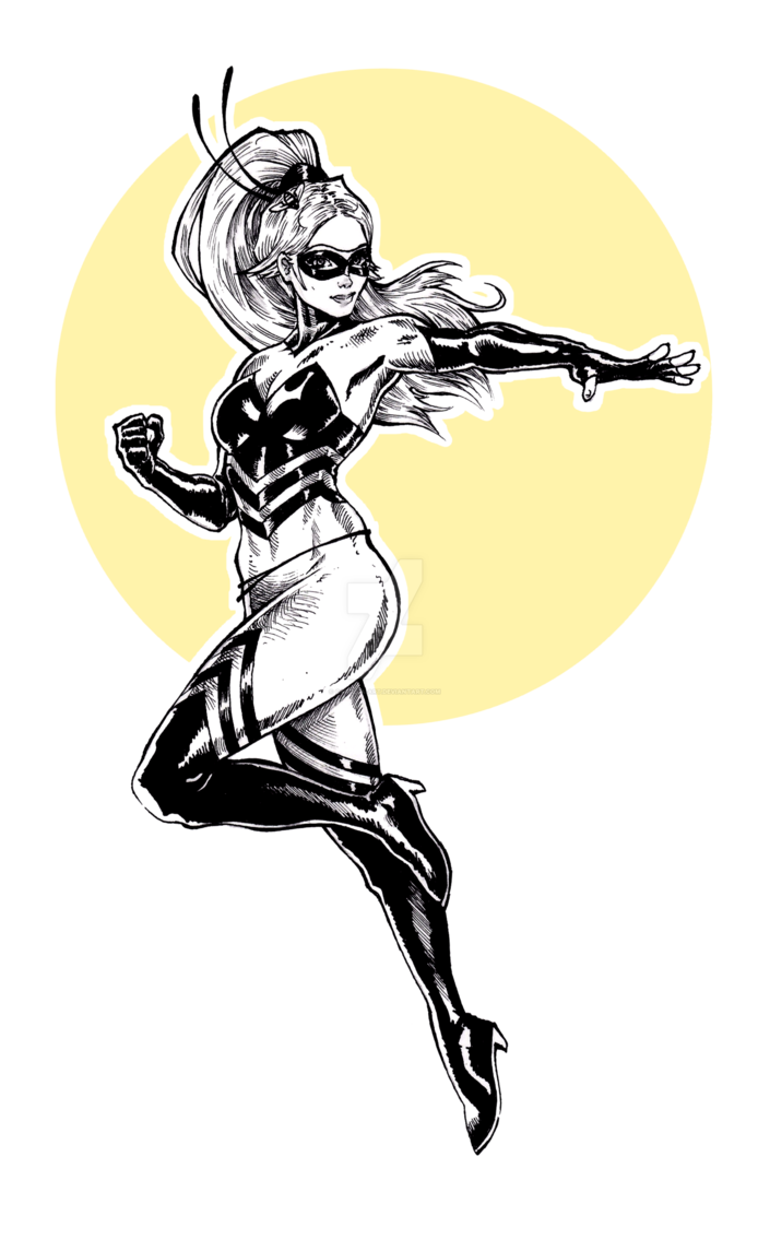 705x1134 Miraculous Queen Bee Sketch By Carella Art Ladybug - Queen Bee Sketch