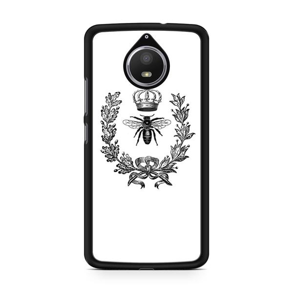 600x600 Queen Bee Flowers Logo Sketch Motorola Moto E4 Plus Case Skicase - Queen Bee Sketch