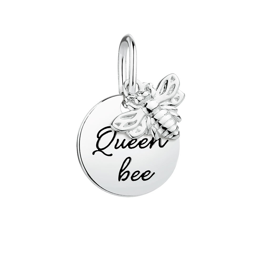 1000x1000 Queen Bee Mini Pendant In Sterling Silver - Queen Bee Sketch