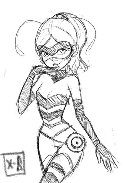 416x604 Dialogi Miraculous Ladybug In 2018 Miraculous - Queen Bee Sketch