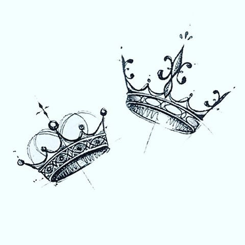 Featured image of post Queen Crown Sketch Tattoo Making a tattoo is a very responsible decision in the life of those that want to have it